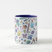 Sesamstraße | Sesame Pals Doodle Muster Tasse (Zentrum)