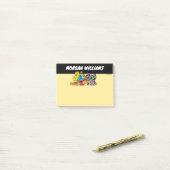 Sesamstraße | Sesame Pals Group | Name hinzufügen Post-it Klebezettel (Auf Schreibtisch)