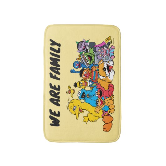 Sesamstraße | Sesame Pals Group Portrait Badematte (Vorderseite Vertikal)