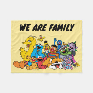 Sesamstraße Sesame Pals Group Portrait Fleecedecke