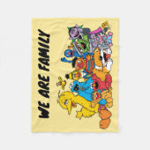 Sesamstraße | Sesame Pals Group Portrait Fleecedecke (Vorderseite)