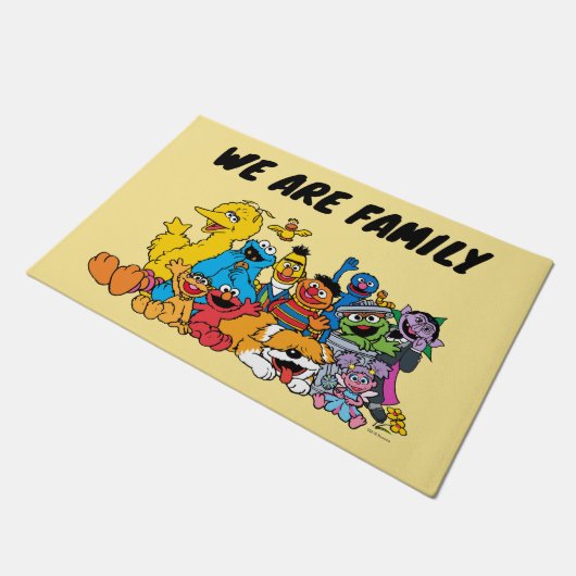 Sesamstraße | Sesame Pals Group Portrait Fußmatte (Schrägansicht)