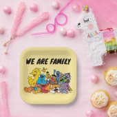 Sesamstraße | Sesame Pals Group Portrait Pappteller (Party)