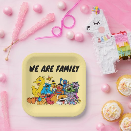 Sesamstraße | Sesame Pals Group Portrait Pappteller (Party)
