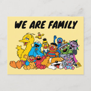 Sesamstraße Sesame Pals Group Portrait Postkarte