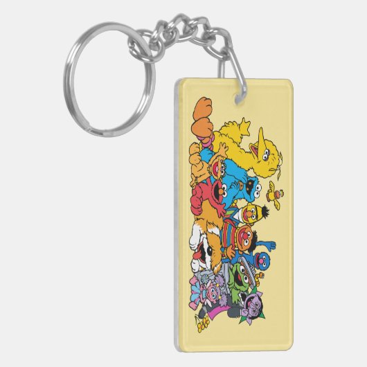 Sesamstraße | Sesame Pals Group Portrait Schlüsselanhänger (Vorderseite links)