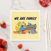 Sesamstraße | Sesame Pals Group Portrait Serviette (Beispiel)