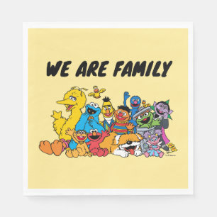 Sesamstraße Sesame Pals Group Portrait Serviette