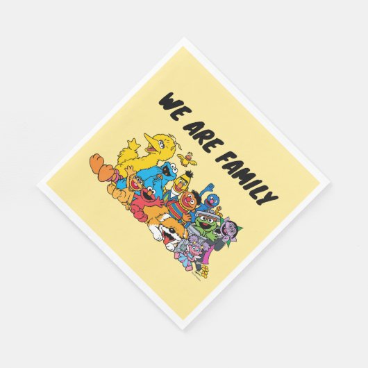 Sesamstraße | Sesame Pals Group Portrait Serviette (Ecke)