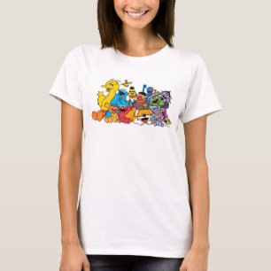 Sesamstraße   Sesame Pals Group Portrait T-Shirt
