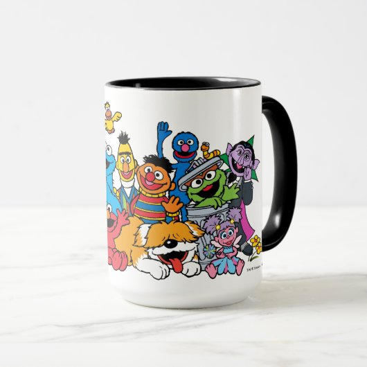 Sesamstraße | Sesame Pals Group Portrait Tasse (VorderseiteRechts)