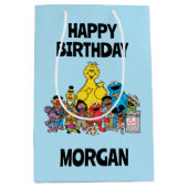 Sesamstraße | Sesame Pals Happy Birthday Mittlere Geschenktüte (Vorderseite)