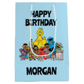 Sesamstraße | Sesame Pals Happy Birthday Mittlere Geschenktüte (Rückseite)