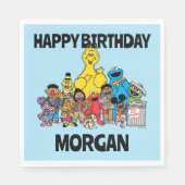 Sesamstraße | Sesame Pals | Name hinzufügen Serviette (Vorderseite)