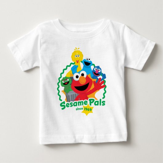 Sesamstraße | Sesame Pals seit 1969 Baby T-shirt (Vorderseite)
