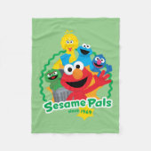 Sesamstraße | Sesame Pals seit 1969 Fleecedecke (Vorderseite)