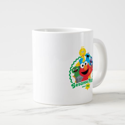 Sesamstraße | Sesame Pals seit 1969 Jumbo-Tasse (Vorderseite Rechts)