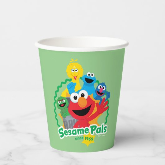 Sesamstraße | Sesame Pals seit 1969 Pappbecher (Vorderseite)