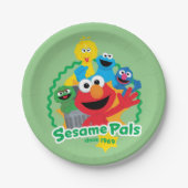 Sesamstraße | Sesame Pals seit 1969 Pappteller (Vorderseite)