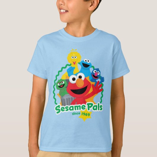 Sesamstraße | Sesame Pals seit 1969 T-Shirt (Vorderseite)