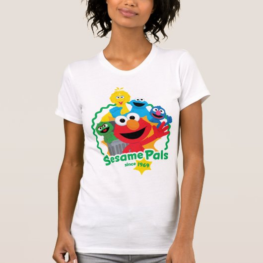 Sesamstraße | Sesame Pals seit 1969 T-Shirt (Vorderseite)