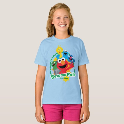 Sesamstraße | Sesame Pals seit 1969 T-Shirt (Vorne ganz)