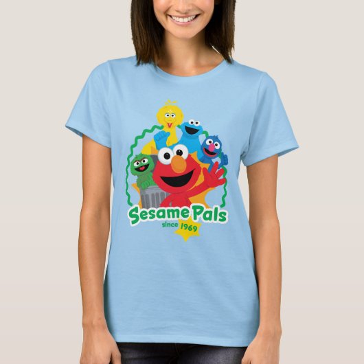 Sesamstraße | Sesame Pals seit 1969 T-Shirt (Vorderseite)