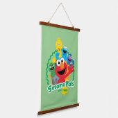 Sesamstraße | Sesame Pals seit 1969 Wandteppich Mit Holzrahmen (Gewinkelt)