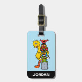 Sesamstraße | Sesame Street Pals | Name hinzufügen Gepäckanhänger (Vorderseite vertikal)