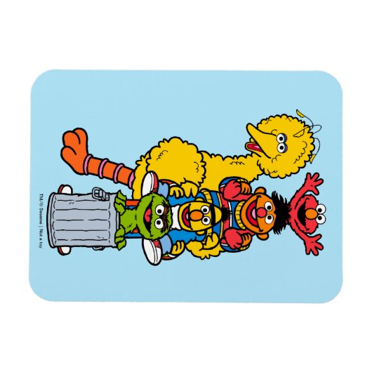 Sesamstraße | Sesame Street Pals Pose Magnet (Horizontal)