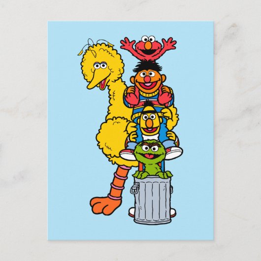 Sesamstraße | Sesame Street Pals Pose Postkarte (Vorderseite)