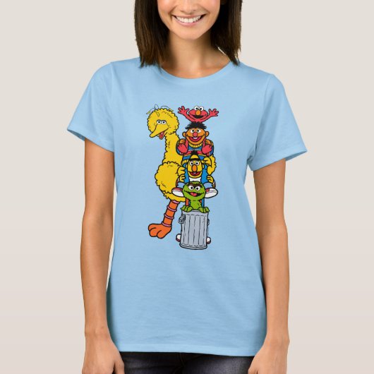 Sesamstraße | Sesame Street Pals Pose T-Shirt (Vorderseite)