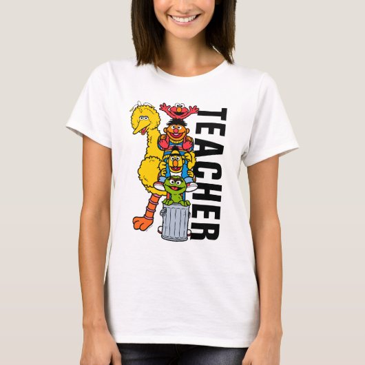 Sesamstraße | Sesame Street Pals Teacher T-Shirt (Vorderseite)