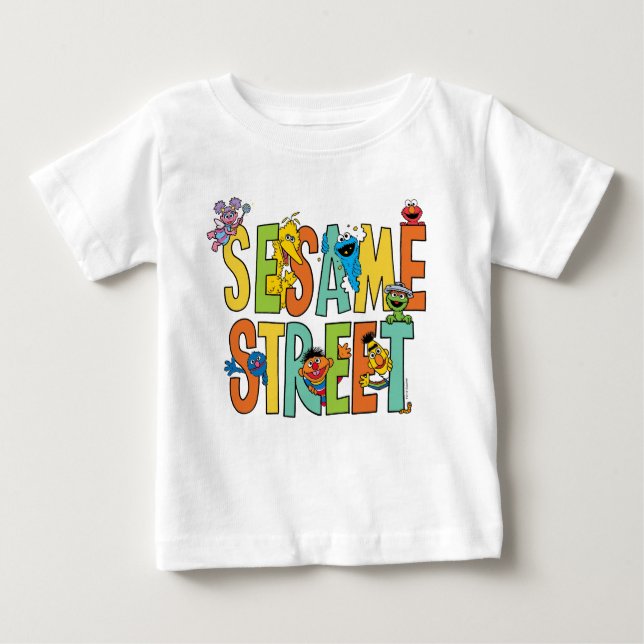 Sesamstraße | Sesame Street Type Pals Baby T-shirt (Vorderseite)