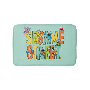 Sesamstraße Sesame Street Type Pals Badematte