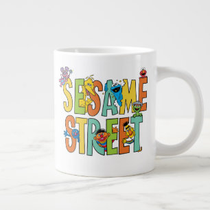 Sesamstraße Sesame Street Type Pals Jumbo-Tasse