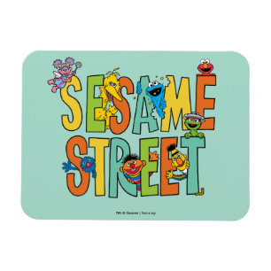 Sesamstraße   Sesame Street Type Pals Magnet