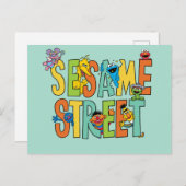 Sesamstraße | Sesame Street Type Pals Postkarte (Vorne/Hinten)