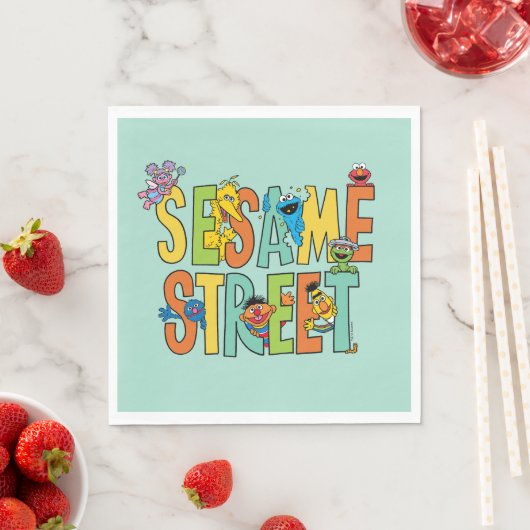 Sesamstraße | Sesame Street Type Pals Serviette (Beispiel)