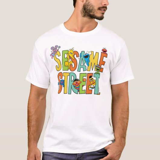 Sesamstraße | Sesame Street Type Pals T-Shirt (Vorderseite)