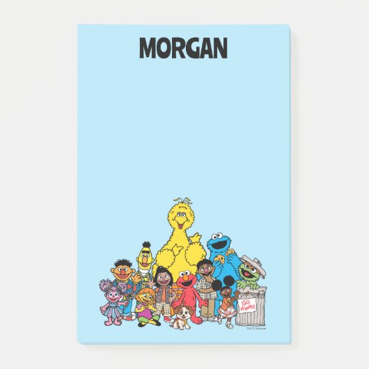 Sesamstraße | Sesampfel Ihren Namen hinzufügen Post-it Klebezettel (Vorderseite)