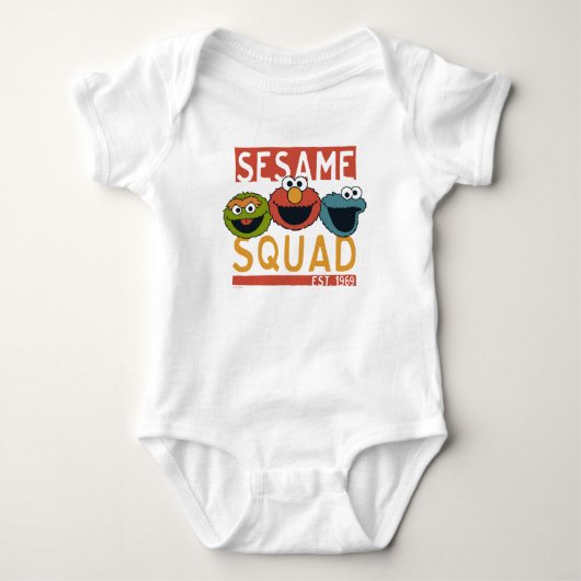Sesamstraße - Sesamsquad Baby Strampler (Vorderseite)