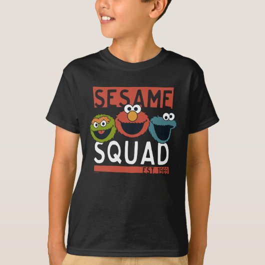 Sesamstraße - Sesamsquad T-Shirt (Vorderseite)