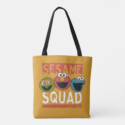 Sesamstraße - Sesamsquad Tasche (Rückseite)