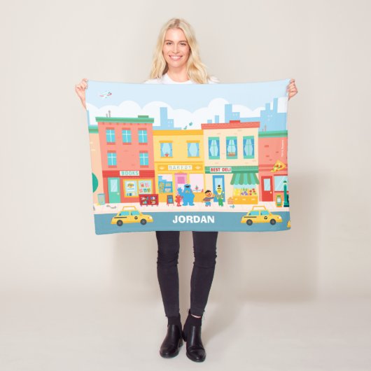 Sesamstraße | Sesamstraße Szene Fleecedecke (Beispiel)