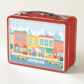 Sesamstraße | Sesamstraße Szene Metall Brotdose (Rückseite)