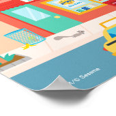 Sesamstraße | Sesamstraße Szene Poster (Ecke)