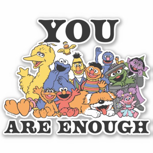 Sesamstraße | Sie sind genug Aufkleber (Vorderseite)