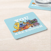 Sesamstraße | Sie sind genug Rechteckiger Pappuntersetzer (angewinkelt)