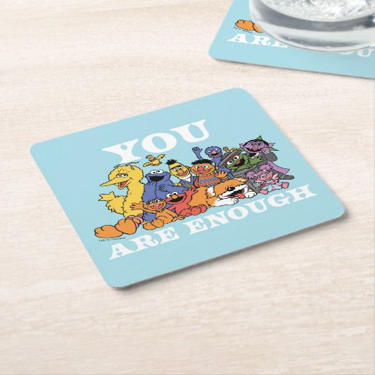 Sesamstraße | Sie sind genug Rechteckiger Pappuntersetzer (angewinkelt)